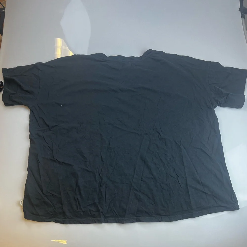 UpWest Anytime Oversized V-Neck Tee in Soot V1 R158 - Picture 6 of 10